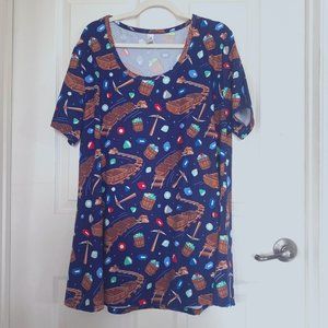 Women's Plus 3X Disney Swing Tunic T Shirt by Ambrie matching men's avail separ